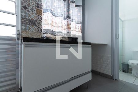 Sala / Cozinha de kitnet/studio para alugar com 1 quarto, 25m² em Jd. Copaiba Éden, Sorocaba