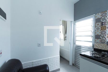 Sala / Cozinha de kitnet/studio para alugar com 1 quarto, 25m² em Jd. Copaiba Éden, Sorocaba