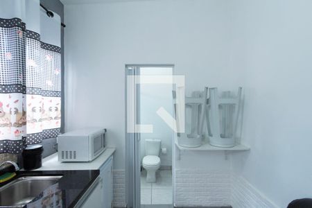 Sala / Cozinha de kitnet/studio para alugar com 1 quarto, 25m² em Jd. Copaiba Éden, Sorocaba