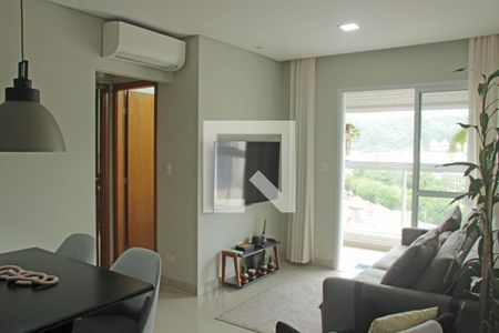 Sala de apartamento para alugar com 2 quartos, 59m² em Vila Matias, Santos