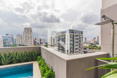 Área comum - Piscina de kitnet/studio à venda com 1 quarto, 24m² em Pinheiros, São Paulo