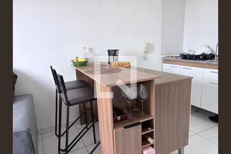 Cozinha de apartamento para alugar com 1 quarto, 33m² em Brás, São Paulo