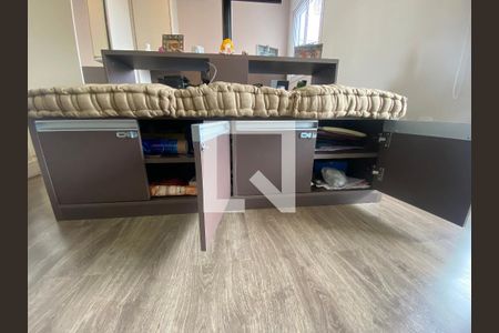 Detalhe da sala de kitnet/studio para alugar com 1 quarto, 38m² em Campo Belo, São Paulo