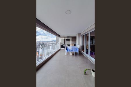 Varanda da Sala de apartamento para alugar com 3 quartos, 127m² em Vila Anastácio, São Paulo