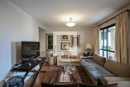 Sala de Tv de apartamento à venda com 4 quartos, 195m² em Vila Andrade, São Paulo