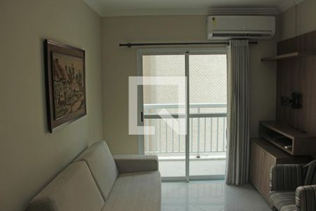 Sala de apartamento para alugar com 1 quarto, 47m² em Ponta da Praia, Santos