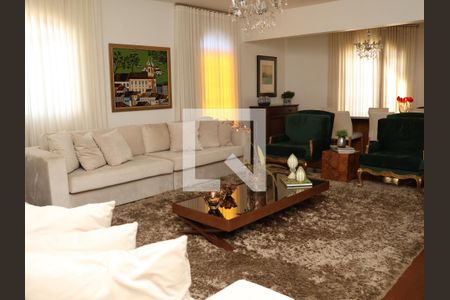 Sala de estar de apartamento para alugar com 5 quartos, 350m² em Setor Oeste, Goiânia