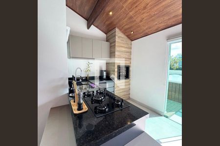 Cozinha de apartamento à venda com 2 quartos, 117m² em Campestre, Santo André