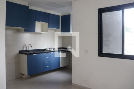 Sala/Cozinha de apartamento à venda com 2 quartos, 69m² em Parque das Nações, Santo André