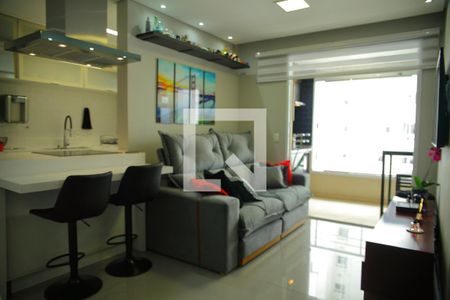 Sala  de apartamento para alugar com 2 quartos, 65m² em Rudge Ramos, São Bernardo do Campo