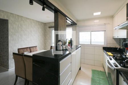 Cozinha de apartamento à venda com 3 quartos, 150m² em Nova Gerti, São Caetano do Sul