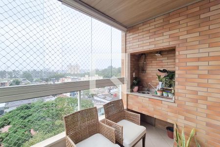Varanda da Sala de apartamento à venda com 3 quartos, 123m² em Nova Petrópolis, São Bernardo do Campo