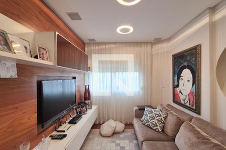 Sala/Quarto de apartamento à venda com 3 quartos, 123m² em Nova Petrópolis, São Bernardo do Campo