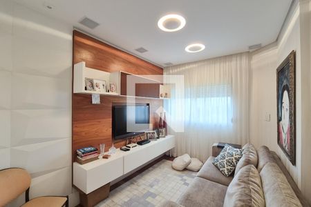 Sala/Quarto de apartamento à venda com 3 quartos, 123m² em Nova Petrópolis, São Bernardo do Campo