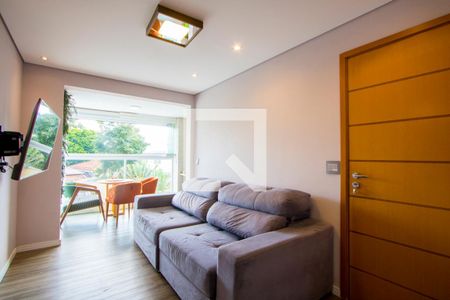 Sala de apartamento à venda com 2 quartos, 67m² em Vila Gilda, Santo André