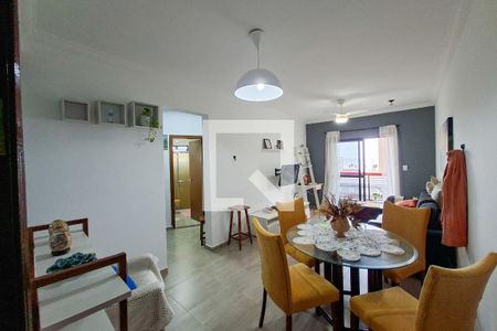 Sala de apartamento para alugar com 1 quarto, 60m² em Vila Caiçara, Praia Grande