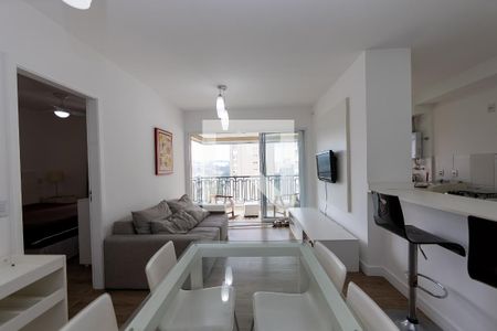 Sala_Cozinha de kitnet/studio para alugar com 1 quarto, 50m² em Alphaville Conde Ii, Barueri