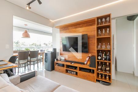 Sala de apartamento para alugar com 1 quarto, 50m² em Campo Belo, São Paulo