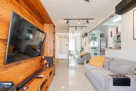 Sala de apartamento para alugar com 1 quarto, 50m² em Campo Belo, São Paulo