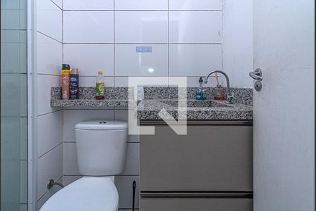 banheiro social_2 de apartamento para alugar com 2 quartos, 40m² em Jd. Botânico, São Paulo