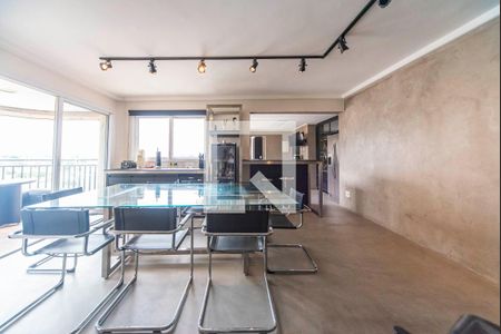 Sala de apartamento para alugar com 3 quartos, 118m² em Vila Valparaíso, Santo André