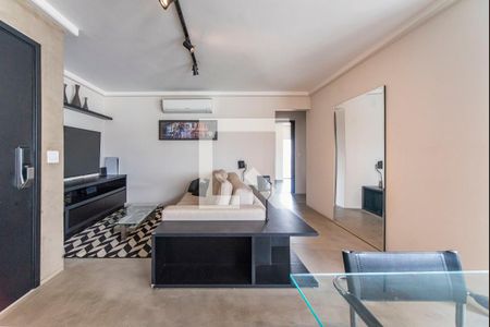 Sala de apartamento para alugar com 3 quartos, 118m² em Vila Valparaíso, Santo André