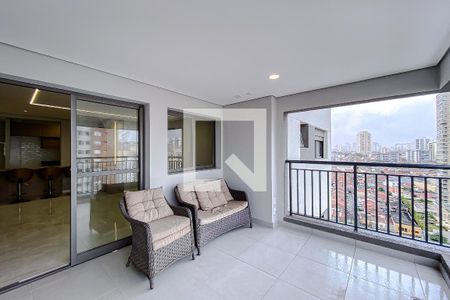 Varanda da Sala de apartamento à venda com 2 quartos, 91m² em Quarta Parada, São Paulo