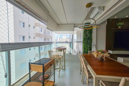 varanda de apartamento para alugar com 2 quartos, 74m² em Vila Alzira, Guarujá