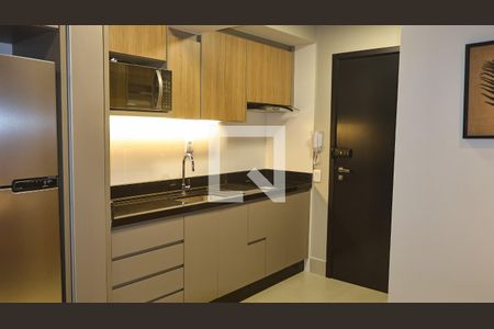 Cozinha - Armários de apartamento para alugar com 1 quarto, 51m² em Setor Bueno, Goiânia