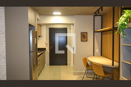 Cozinha de apartamento para alugar com 1 quarto, 51m² em Setor Bueno, Goiânia