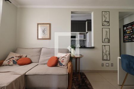 Sala de apartamento para alugar com 2 quartos, 49m² em Reserva Sul Condomínio Resort, Ribeirão Preto