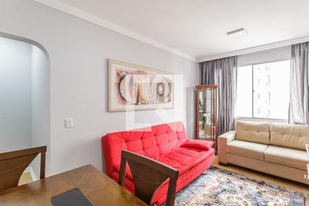 Sala de apartamento para alugar com 1 quarto, 40m² em Indianópolis, São Paulo