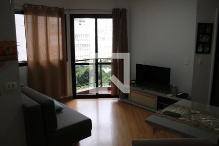 Sala de apartamento à venda com 1 quarto, 45m² em Vila Mariana, São Paulo