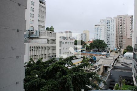 Varanda da sala de apartamento à venda com 1 quarto, 45m² em Vila Mariana, São Paulo