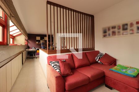 Sala de TV de apartamento à venda com 3 quartos, 240m² em Jardim, Santo André