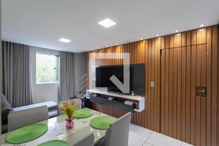 Sala de apartamento para alugar com 3 quartos, 120m² em Parque Xangri-lá, Contagem