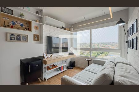 Sala de apartamento à venda com 2 quartos, 60m² em Jardim do Salso, Porto Alegre