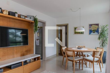 Sala de apartamento à venda com 3 quartos, 88m² em Buritis, Belo Horizonte