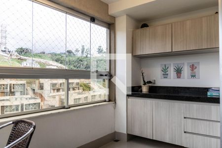 Varanda de apartamento à venda com 3 quartos, 88m² em Buritis, Belo Horizonte