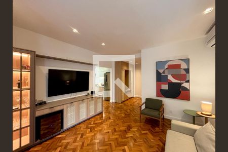 Sala de apartamento à venda com 1 quarto, 62m² em Jardim Botânico, Rio de Janeiro