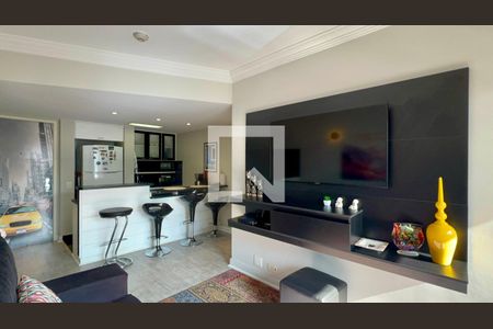 Sala de apartamento à venda com 1 quarto, 43m² em Pinheiros, São Paulo