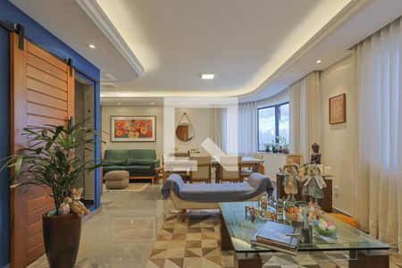 Sala de apartamento à venda com 4 quartos, 130m² em Gutierrez, Belo Horizonte