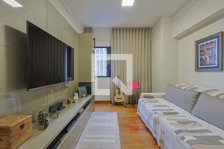 Sala de TV de apartamento à venda com 4 quartos, 130m² em Gutierrez, Belo Horizonte