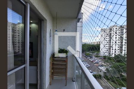 Varanda - Sala de apartamento para alugar com 2 quartos, 50m² em Recreio dos Bandeirantes, Rio de Janeiro