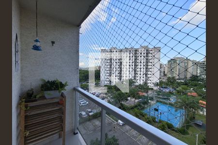 Varanda - Sala de apartamento para alugar com 2 quartos, 50m² em Recreio dos Bandeirantes, Rio de Janeiro