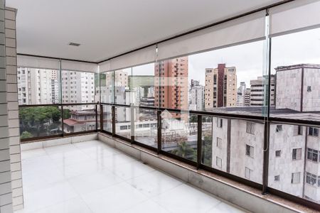 Varanda da Sala / semi suite  de apartamento à venda com 4 quartos, 340m² em Sion, Belo Horizonte