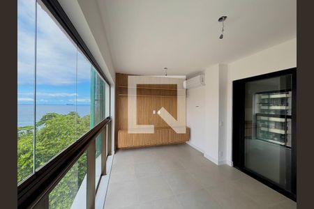 Varanda da Sala/área de serviço - vista para o mar de apartamento à venda com 2 quartos, 71m² em Copacabana, Rio de Janeiro
