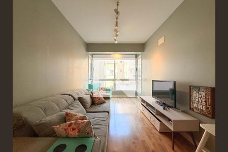 Sala de apartamento à venda com 2 quartos, 69m² em Petrópolis, Porto Alegre