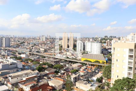 Vista da Sacada de apartamento à venda com 1 quarto, 64m² em Parque São Lucas, São Paulo