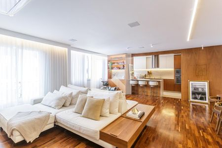 Sala de apartamento à venda com 2 quartos, 128m² em Moema, São Paulo